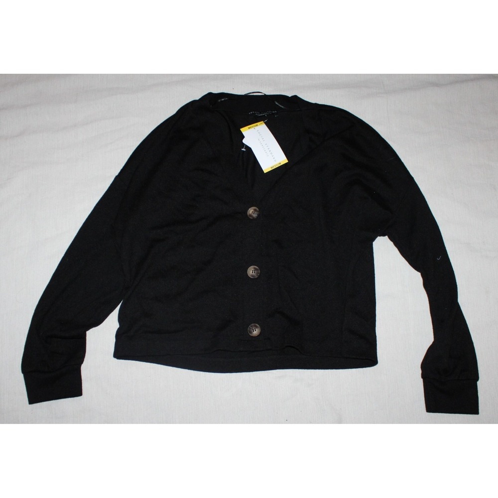 Social Standard by Sanctuary Daytripper Cardigan Black Medium NEW